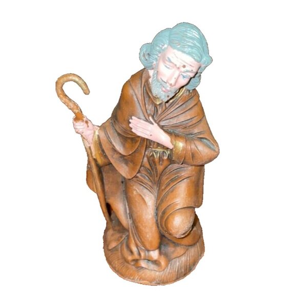 VINTAGE Christmas Nativity/Manger Replacement Figurine St. Joseph Made In Italy - Picture 1 of 2